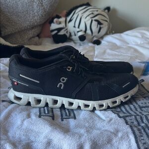 On Running Women’s Black and White Athletic Shoes